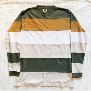 ☄️212 NYC Men's Sweater Green Tan Beige  Sz XL